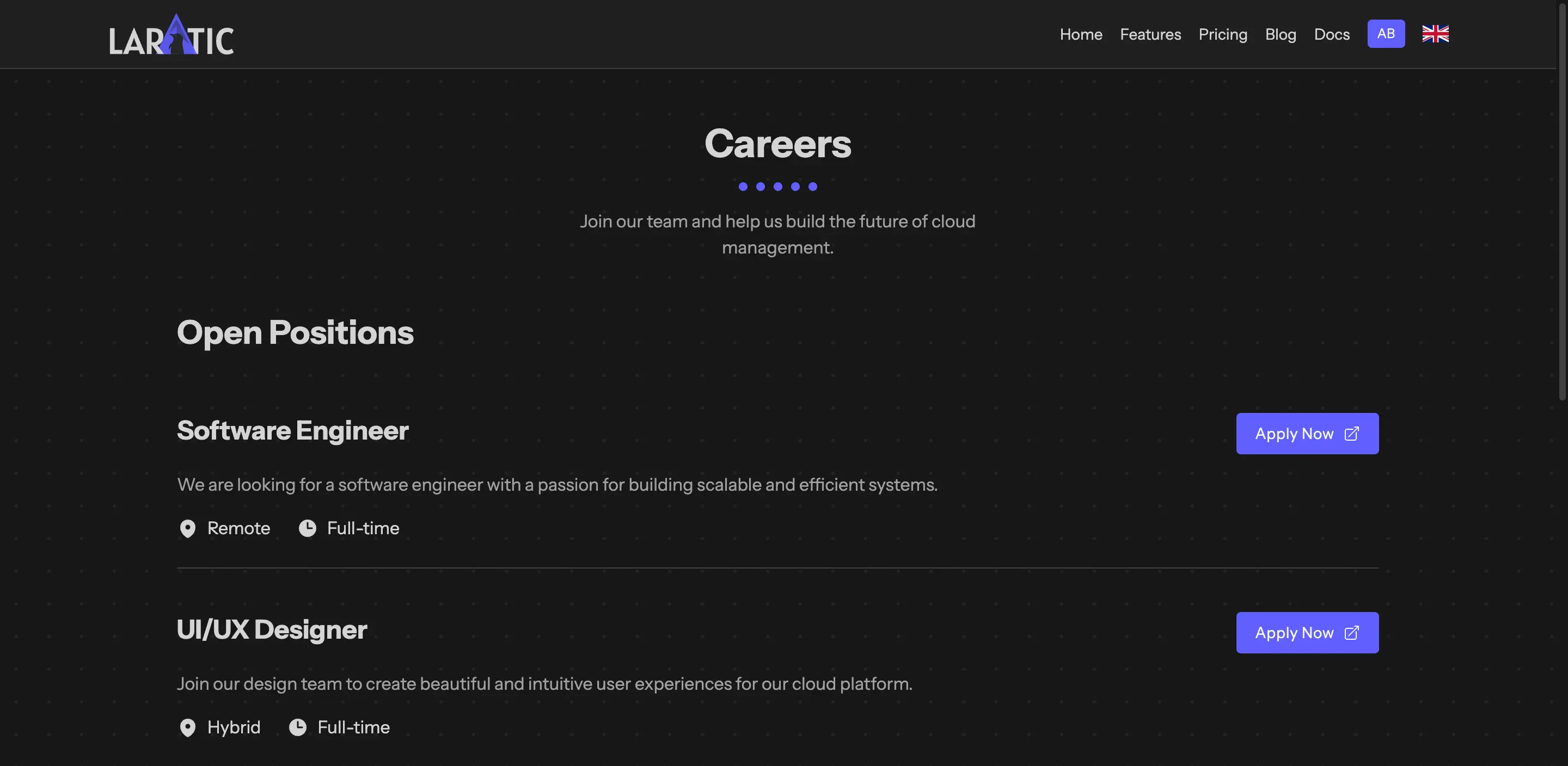 Careers Page